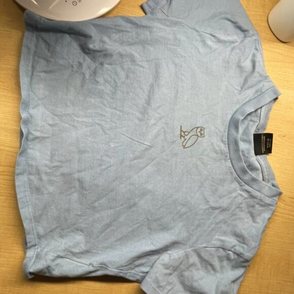 OVO SKY BLUE CROPPED T - Picture 2 of 6